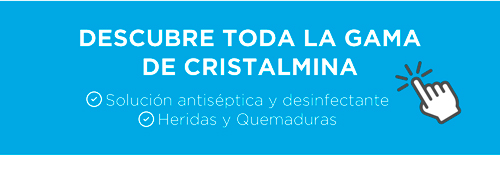 GAMA CRISTALMINA, EL MEJOR ANTISÉPTICO PARA HERIDAS Y QUEMADURAS - Farmacia  Salomé